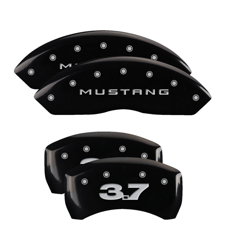 MGP 4 10200S2MGYL for Caliper Covers Engraved Front 2015/Mustang Engraved Rear 2015/GT Yellow finish