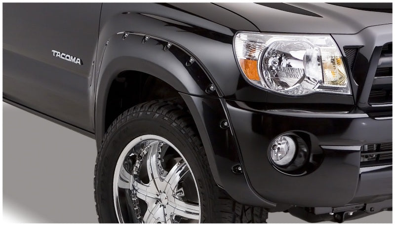 Bushwacker 05-11 31925-02 for Toyota Tacoma Fleetside Pocket Style Flares 4pc 60.3in Bed-Black