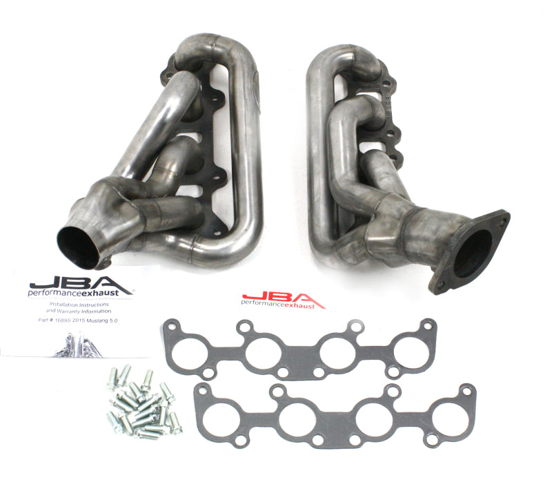 JBA 1689S for 15-20 Ford Mustang 5.0L Coyote 1-3/4&quot; Primary Raw 409SS Header