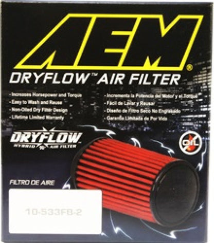 AEM 21-2073DK for 5 Inch X 5 Inch DryFlow Air Filter