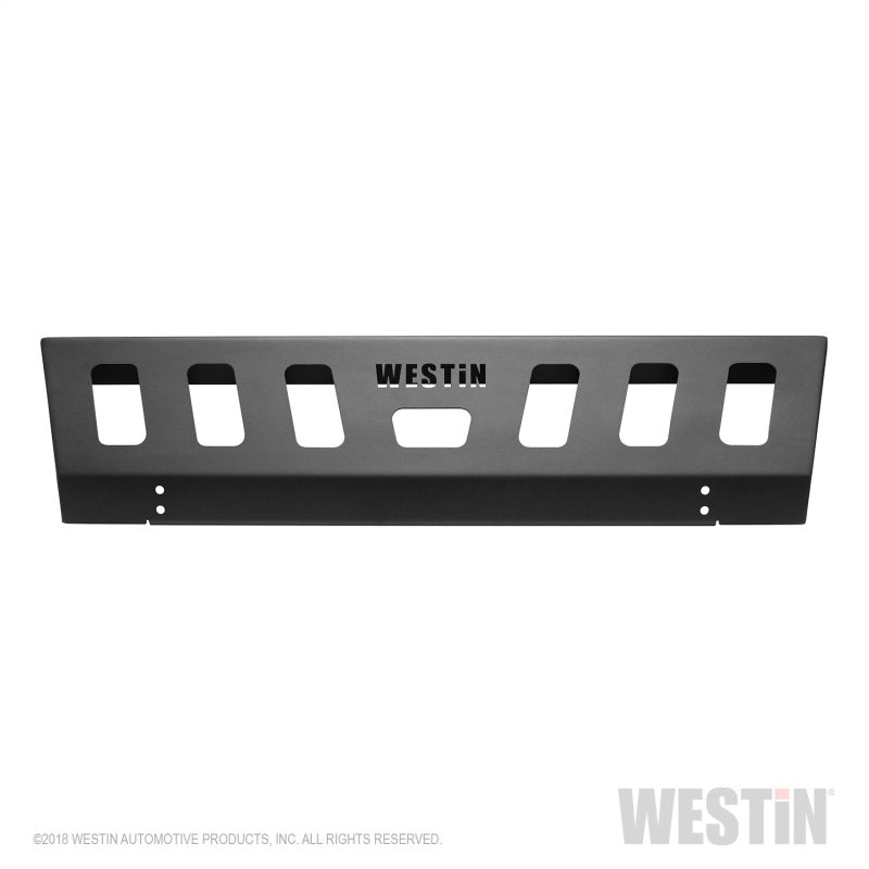 Westin 18-19 59-80095 for Jeep Wrangler JL Front Bumper Skid Plate-Textured Black Fit