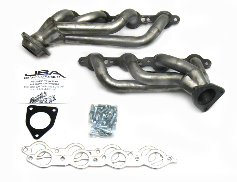 JBA 1850S-2 for 02-13 GM Truck 4.8L/5.3L LS Raw 409 Cat4Ward Header