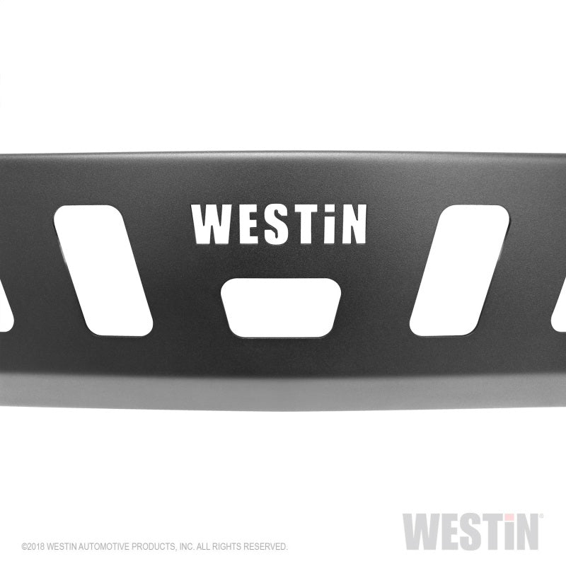 Westin 18-19 59-80095 for Jeep Wrangler JL Front Bumper Skid Plate-Textured Black Fit