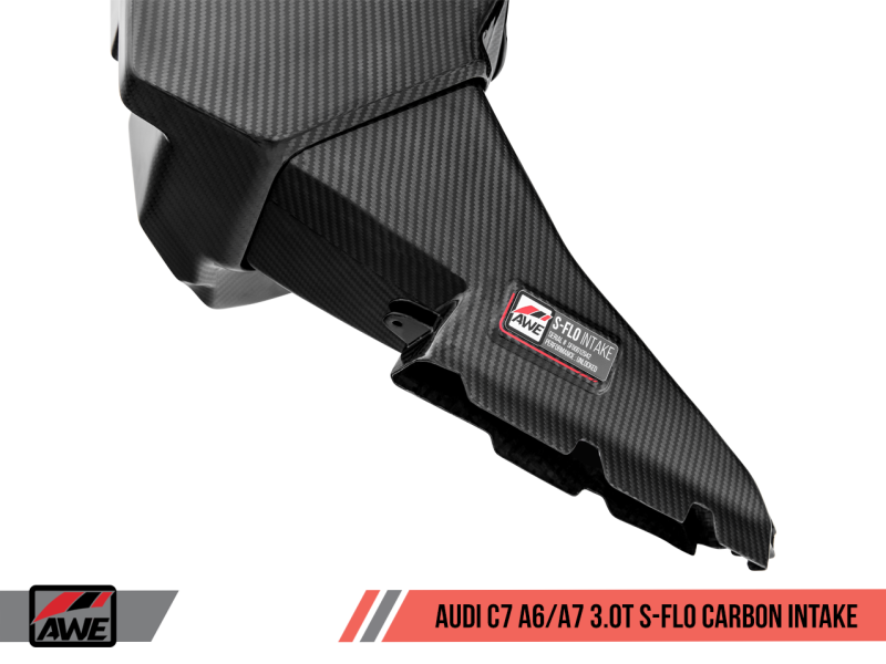 AWE 2660-15022 Tuning for Audi C7 A6 / A7 3.0T S-FLO Carbon Intake V2