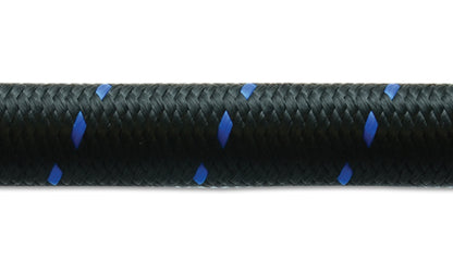 Vibrant -10 11980B for AN Two-Tone Black/Blue Nylon Braided Flex Hose (20 foot roll) Super 8.8