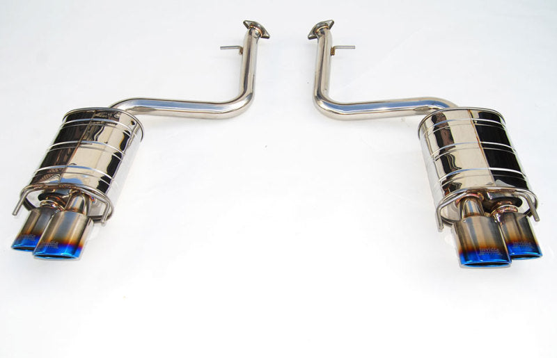 Invidia HS14LRCDR4OT Burnt Tip AxleBack Exhaust for 15-23 Lexus RC300/RC350/200T