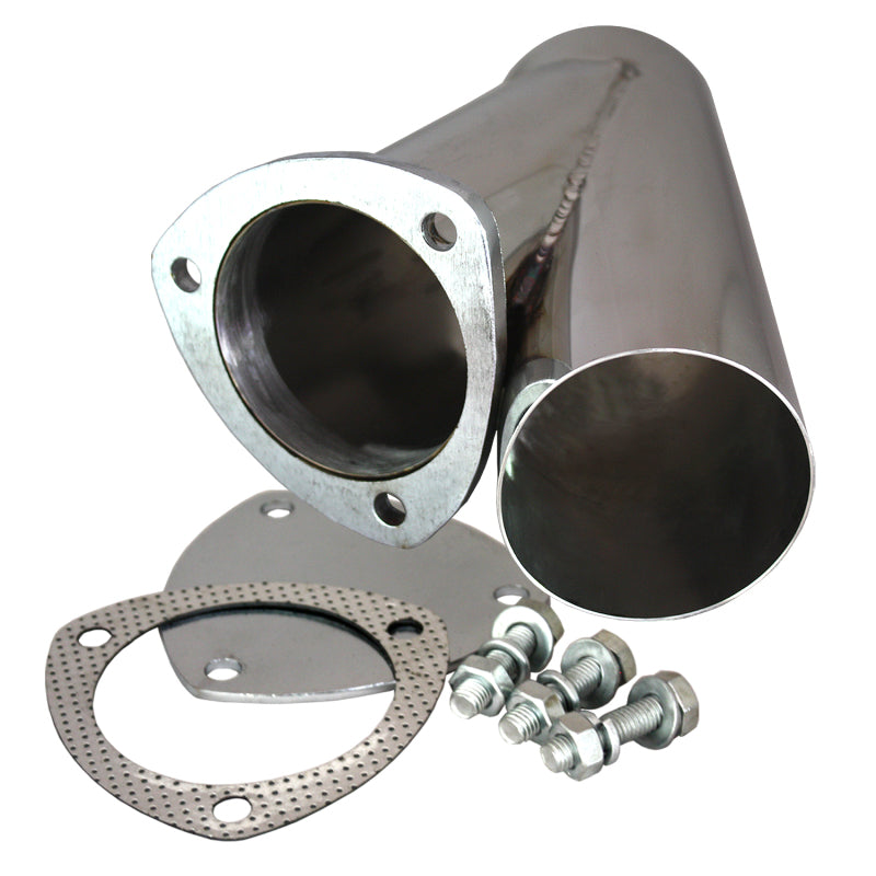 QTP 3.5in 10350 for Weld-On QTEC Exhaust Cutout Y-Pipe Impreza