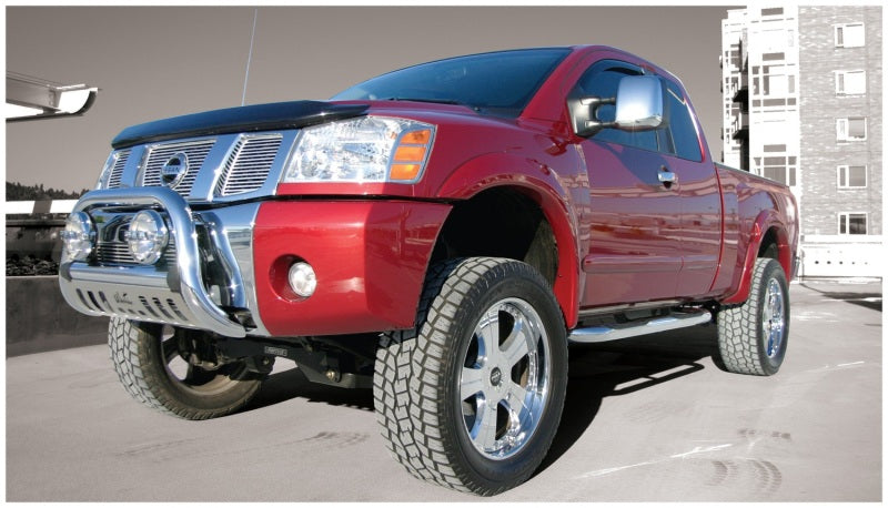 Bushwacker 04-15 70901-02 for Nissan Titan Extend-A-Fender Style Flares 4pc 67.1/78.9/84/96in-Bl