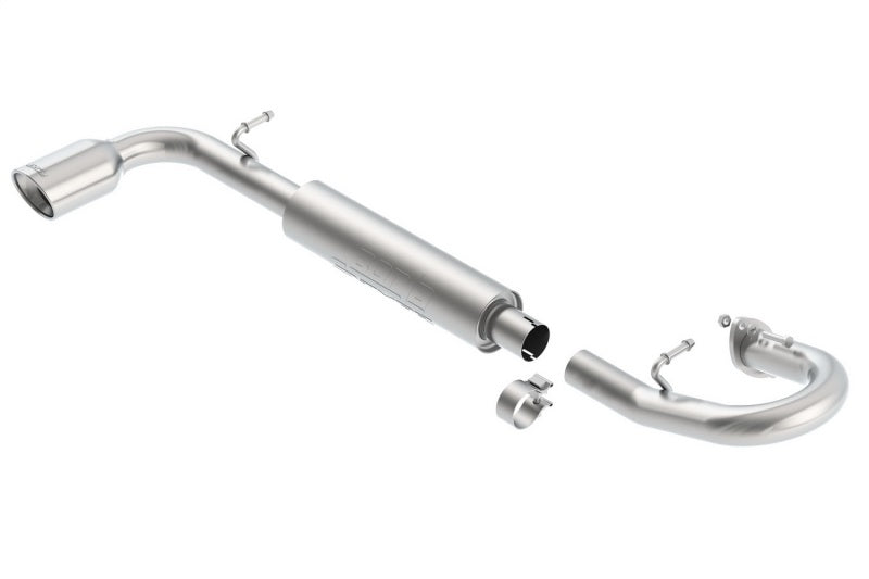 Borla 11813 2.25&quot; Stainless Axle Back Exhaust System for 11-16 Scion tC 2.5L L4