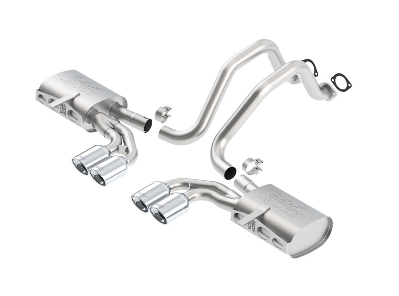 Borla 140428 Stainless ATAK Exhaust System for 97-04 Chevy Corvette C5/Z06 5.7L