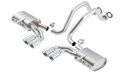 Borla 140428 Stainless ATAK Exhaust System for 97-04 Chevy Corvette C5/Z06 5.7L