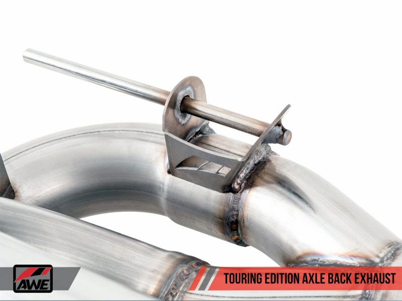 AWE 3010-32032 Tuning for BMW F3X 340i Touring A/B Exhaust-Silver Tips (90mm)