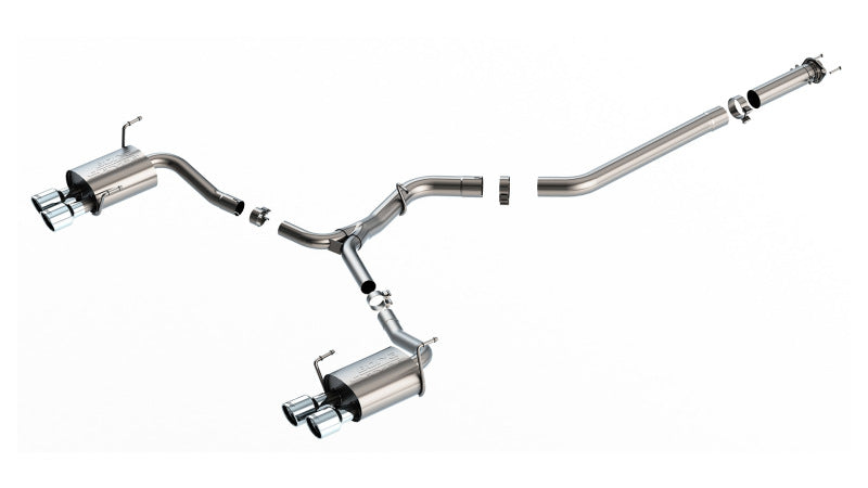 Borla 140907 for 22-23 Subaru WRX 2.4L Turbo AWD S-Type C/B Exhaust Polished