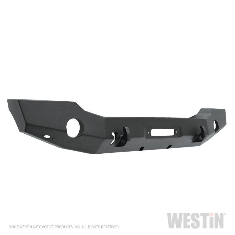 Westin 18-20 59-80105 for Jeep Wrangler JL WJ2 Full Width Front Bumper-Textured Black