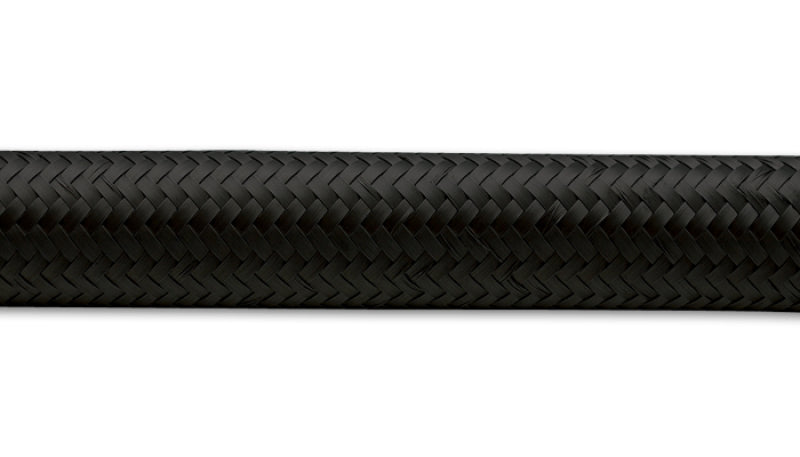 Vibrant -10 12000 for AN Black Nylon Braided Flex Hose .56in ID (50 foot roll)