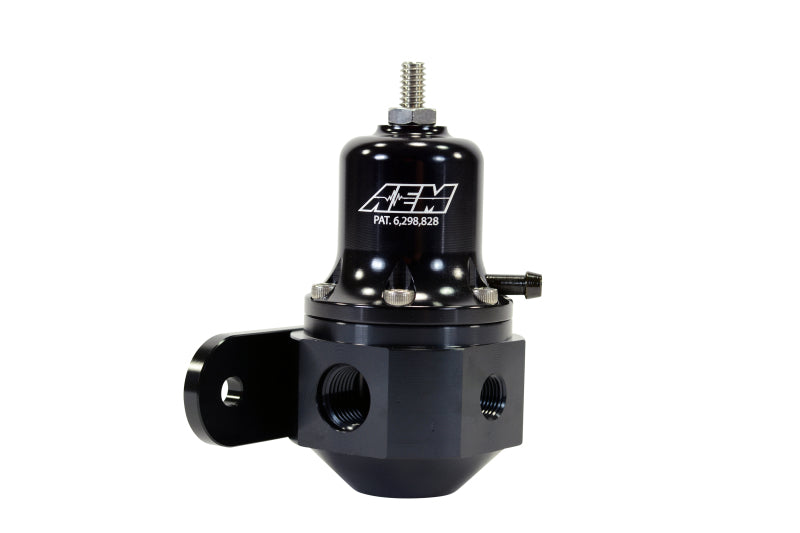 AEM 25-305BK High Capacity Universal Black Adjustable Fuel Pressure Regulator