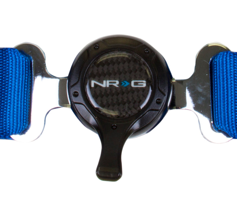 NRG 4PT SBH-4PCBL for 2in. Seat Belt Harness/Cam Lock-Blue