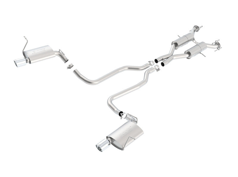 Borla 140406 SS Exhaust System for 11-21 Jeep Grand Cherokee 5.7L AT 2+4WD