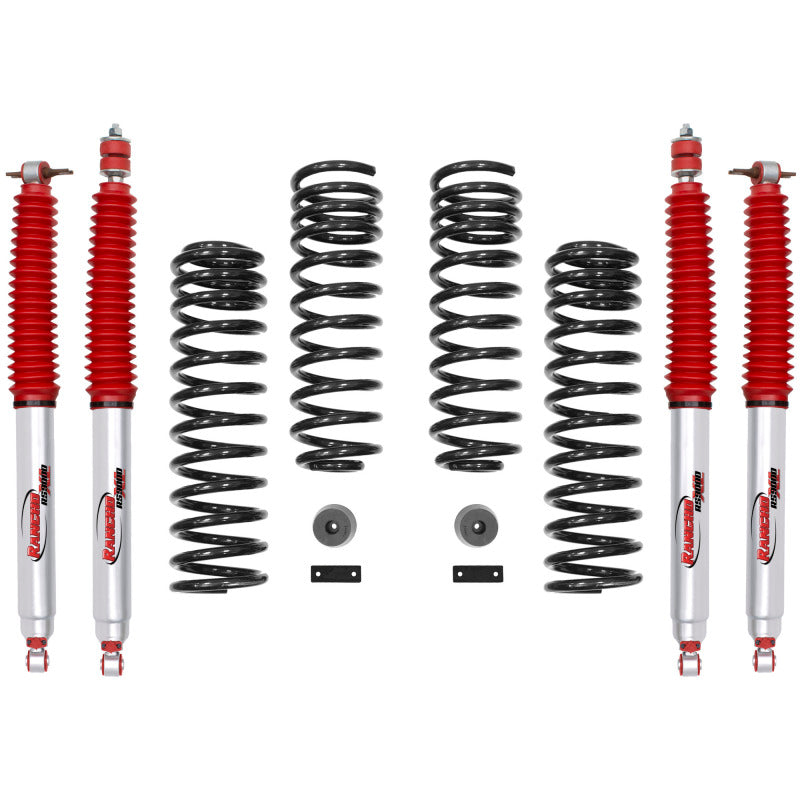 Rancho RS66119BR9 for 07-17 Jeep Wrangler Front and Rear Suspension System
