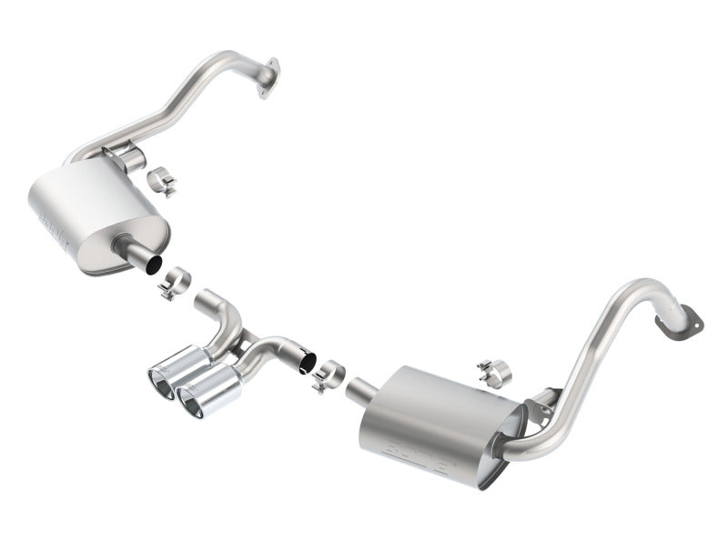 Borla 140534 Stainless Exhaust for 13-16 Porsche Boxster/Cayman/Cayman S 2.7/3.4