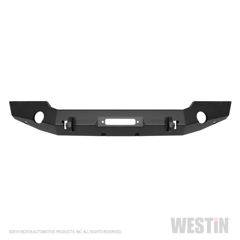 Westin 18-20 59-80105 for Jeep Wrangler JL WJ2 Full Width Front Bumper-Textured Black