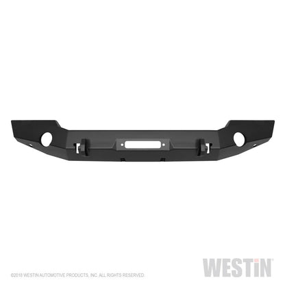 Westin 18-20 59-80105 for Jeep Wrangler JL WJ2 Full Width Front Bumper-Textured Black