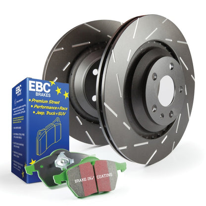 EBC S2 S2KF1773 for Kits Greenstuff Pads and USR Rotors Straight