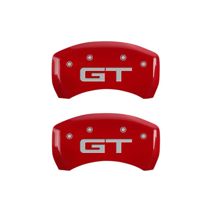 MGP 4 10200S2MGYL for Caliper Covers Engraved Front 2015/Mustang Engraved Rear 2015/GT Yellow finish