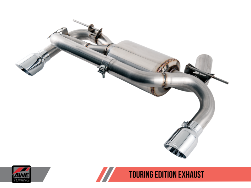 AWE 3010-33028 Tuning for BMW F3X 335i/435i Touring A/B Exhaust-Black (90mm)