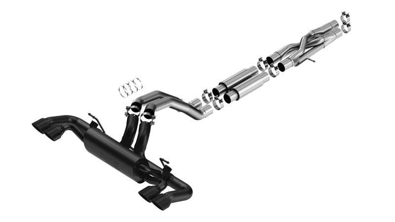 Borla 140893CB ATAK Catback Exhaust for 21-23 Jeep Wrangler 392 6.4L 4WD 4DR