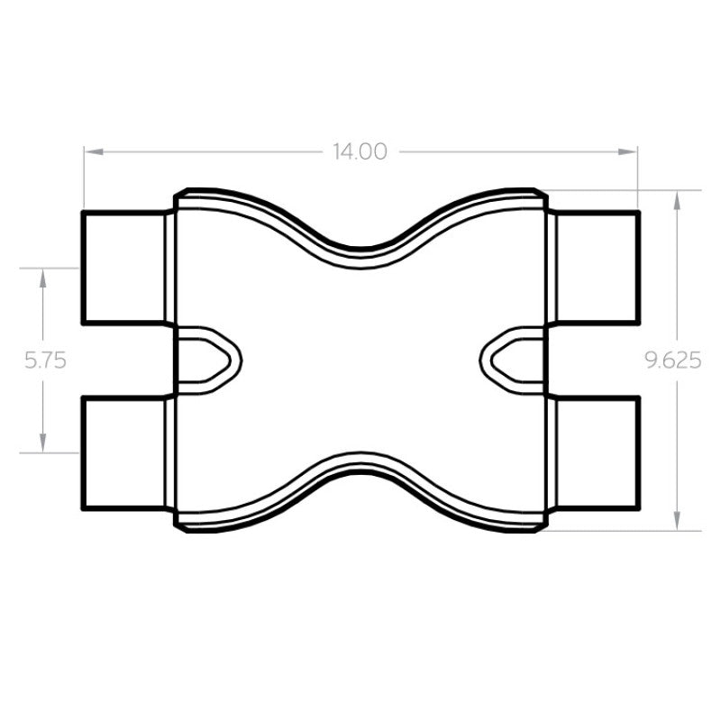 Magnaflow 10792 for Smooth Trans X 3/3 X 14 SS