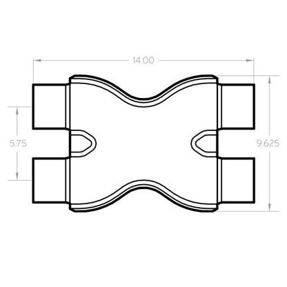 Magnaflow 10792 for Smooth Trans X 3/3 X 14 SS