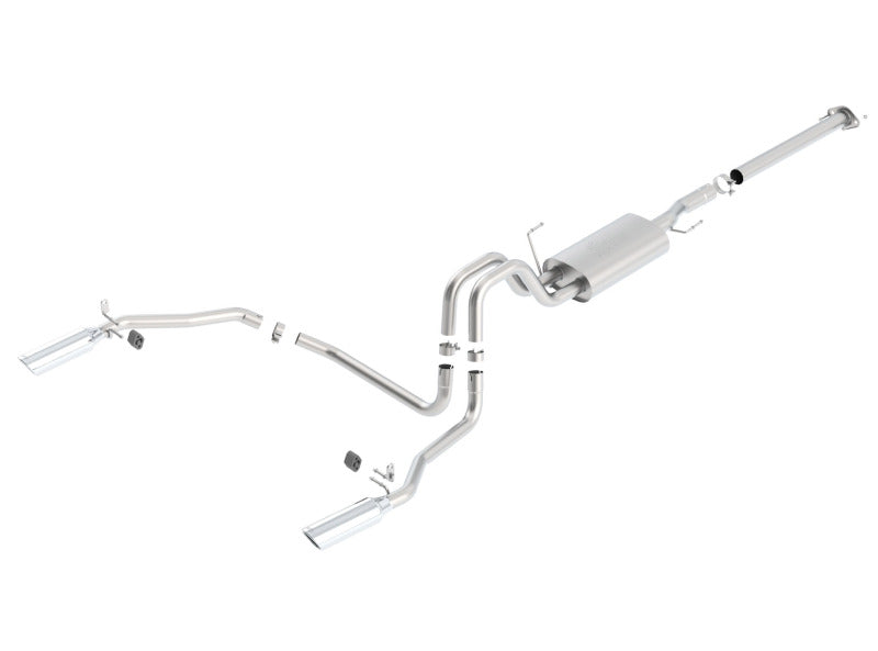 Borla 140417 Stainless &quot;ATAK&quot; Stainless Exhaust System for 11-14 Ford F-150 5.0L