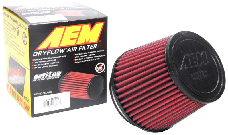 AEM 21-2073DK for 5 Inch X 5 Inch DryFlow Air Filter