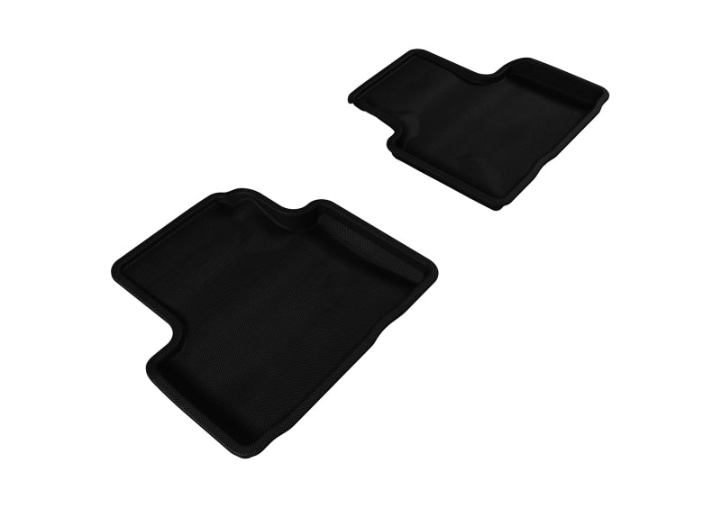 3D MAXpider L1IN00621509 for 2007-2015 Infiniti Q40/G35/37 Kagu 2nd Row Floormats-Black