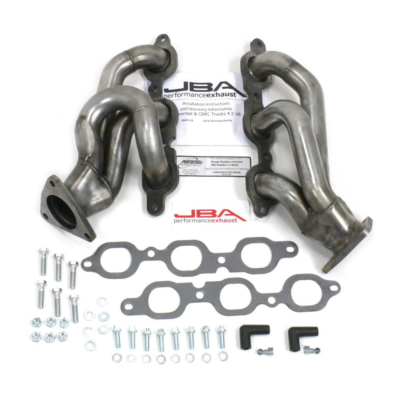 JBA 1842S-10 for 14-20 GM Truck 4.3L V6 1-5/8&quot; Primary Raw 409SS Cat4Ward Header