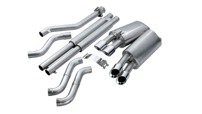 CORSA 14116 2.5in Sport C/B Exhaust System Polished for 92-95 Corvette 5.7