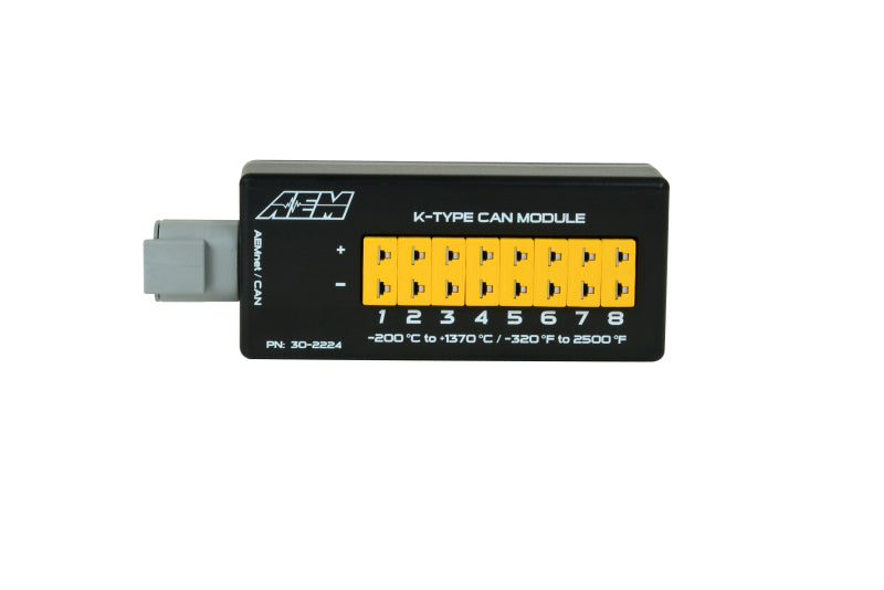 AEM 8 30-2224 for Channel K-Type Thermocouple EGT CAN Module