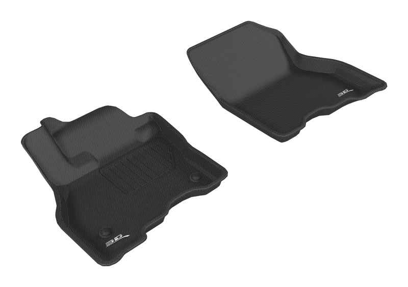 3D MAXpider L1NS09311509 for 13-2019 Nissan Leaf Kagu 1st Row Floormats - Black