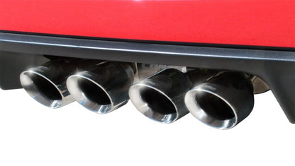 CORSA 14164 2.5in Xtreme Axle-Back Exhaust System Polish for 06-13 Corvette V8