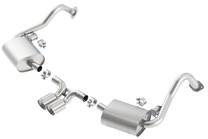 Borla 140534 Stainless Exhaust for 13-16 Porsche Boxster/Cayman/Cayman S 2.7/3.4