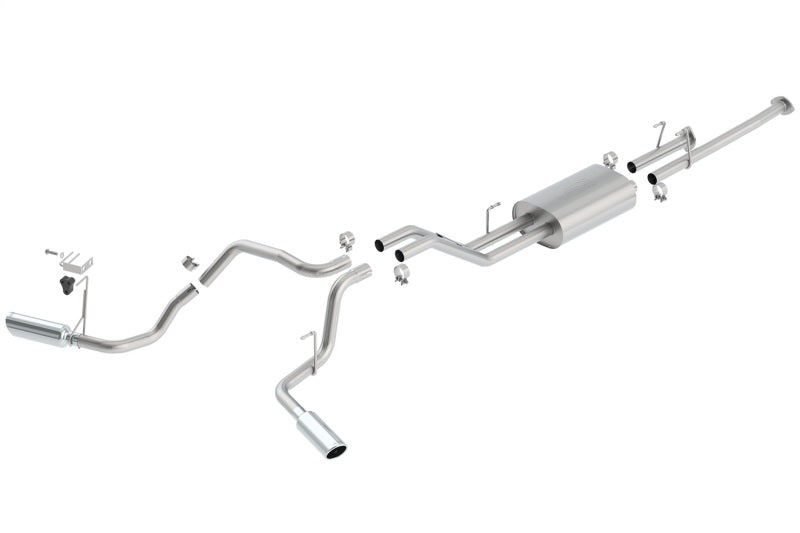 Borla 140332 Stainless Dual Exhaust System Kit for 09-21 Toyota Tundra 4.6L/5.7L