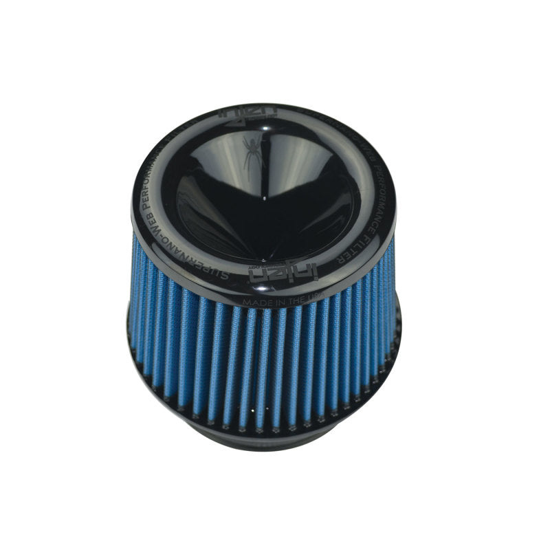 Injen X-1018-BB for AMSOIL Ea Nanofiber Dry Air Filter - 4.50 Filter 6.75 Base /