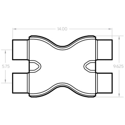 Magnaflow 10792 for Smooth Trans X 3/3 X 14 SS