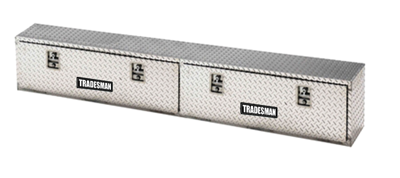 Tradesman Aluminum 8172T for Top Mount L-Wing Box (72in.) - Brite