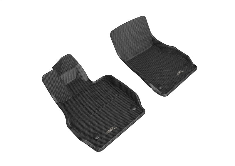 3D Maxpider L1CH09611509 for 20-22 Chevrolet Corvette C8 20-22 Kagu Floor Mats-Black R1