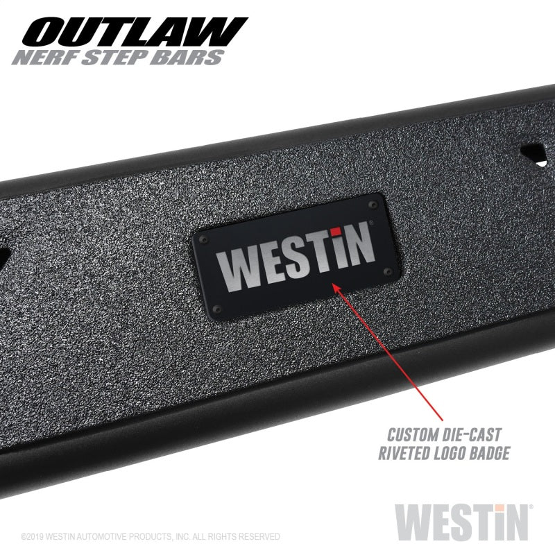 Westin 05-19 58-52775 for Toyota Tacoma Double Cab Outlaw Nerf Step Bars