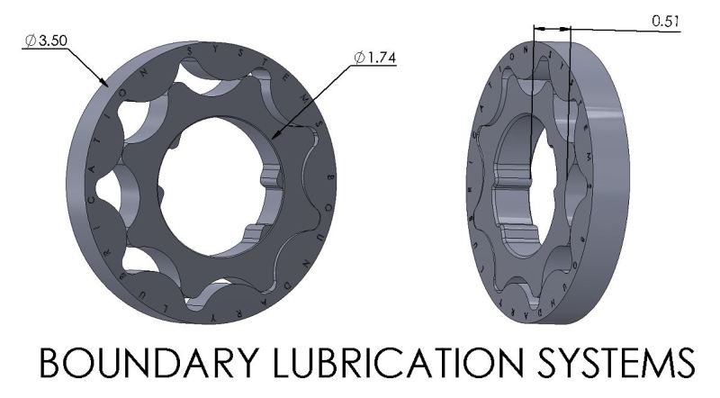 Boundary 05-14 MM-OPG-3V for Ford Modular Motor/Shelby GT500 3V 4.6L/5.4L V8 Billet Oil Pump Gear