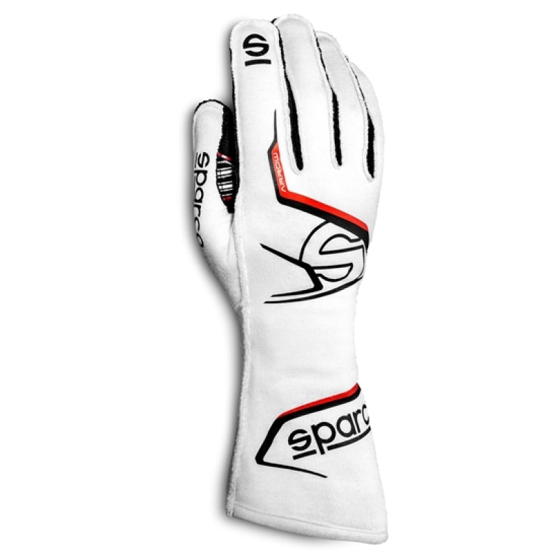 Sparco Gloves 00255710BINR for Arrow Kart 10 WHT/BLK